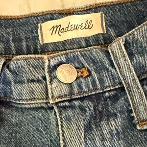 Madewell Women's The High Rise Slim BoyJean Size 28